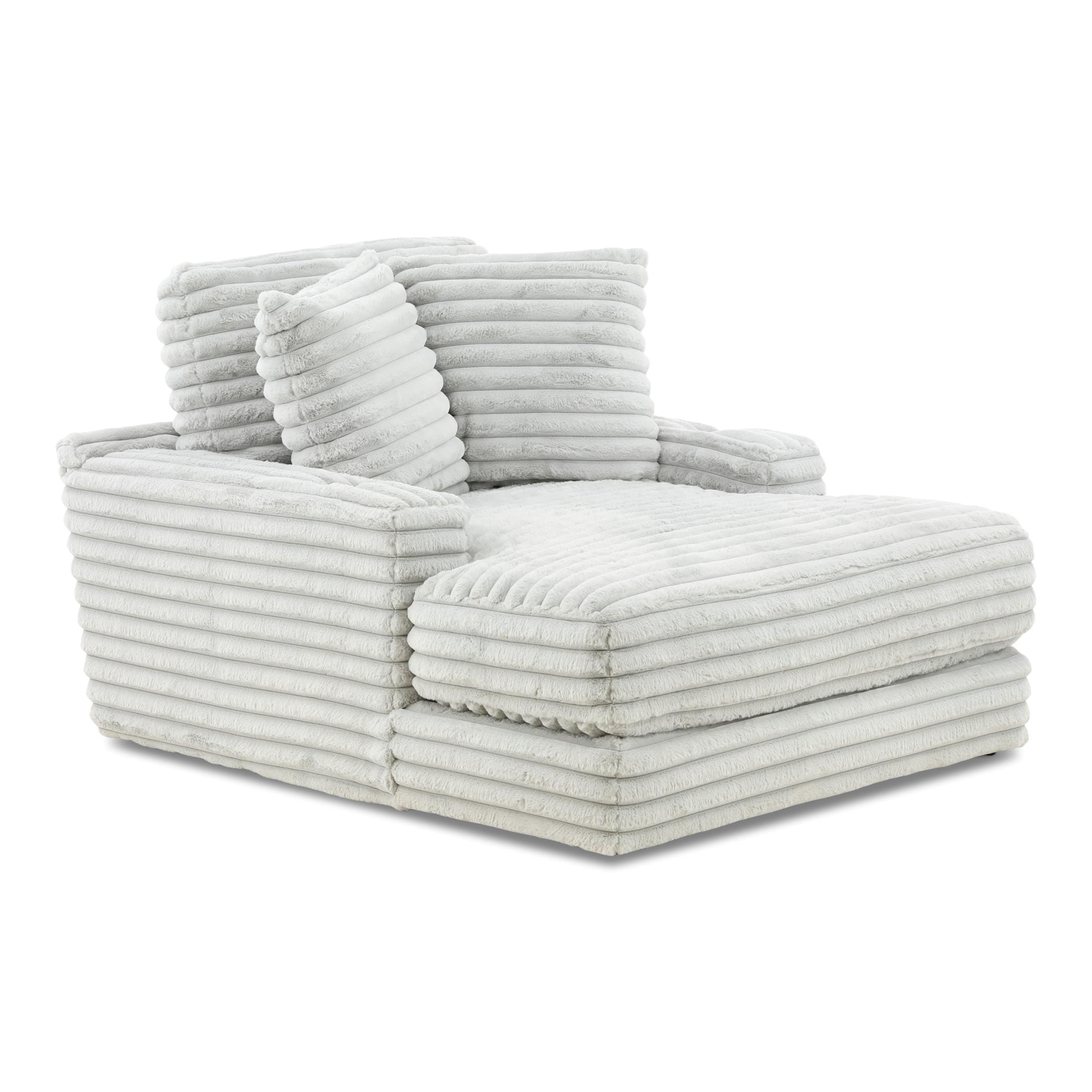 Cuddle King Oversized Chaise - Fabric