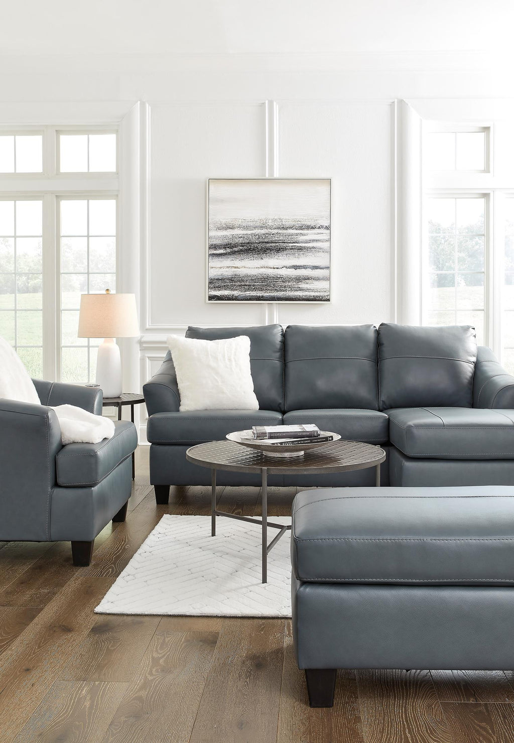 Genoa Sofa Chaise - Leather