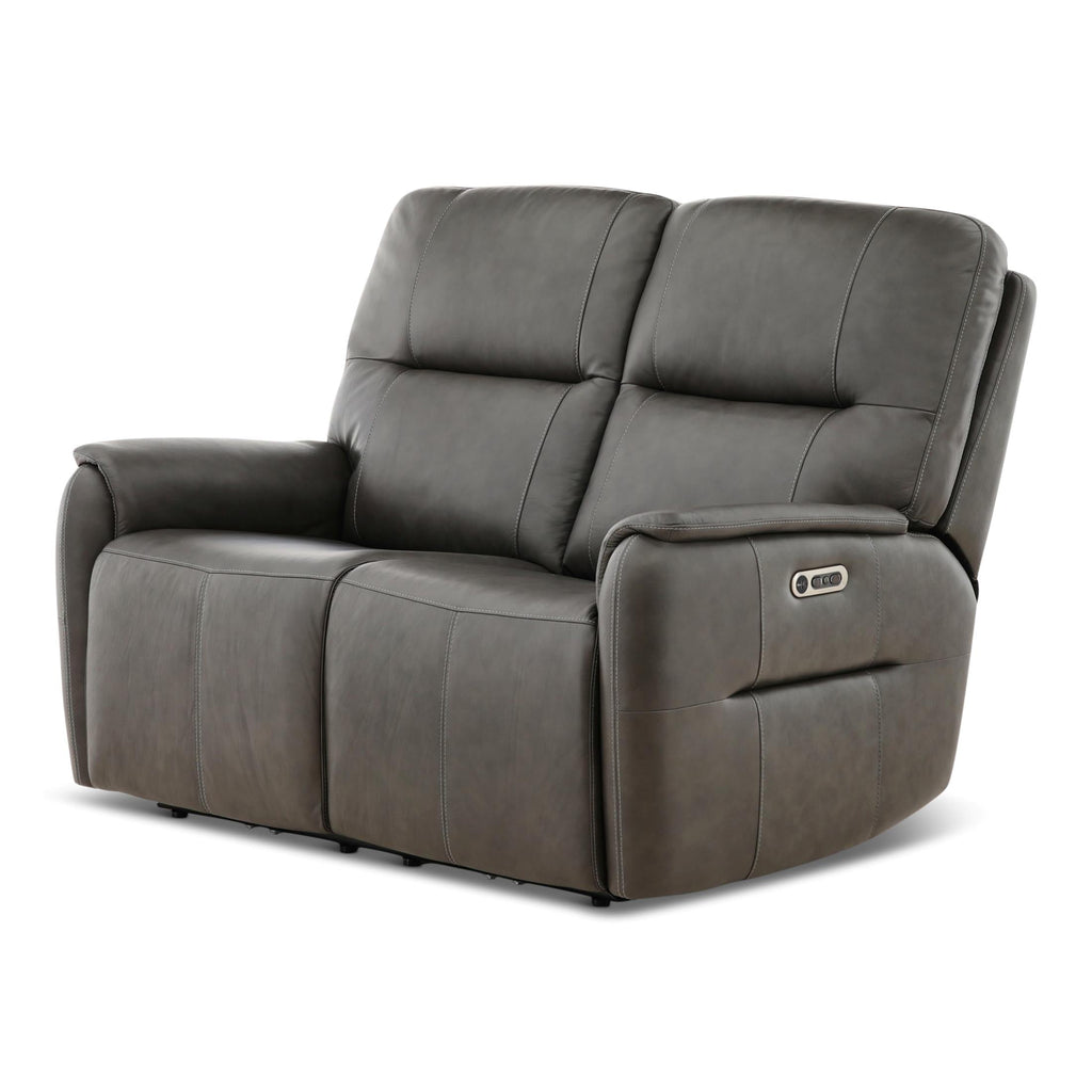 Walker Leather Power Reclining Loveseat - Indoor
