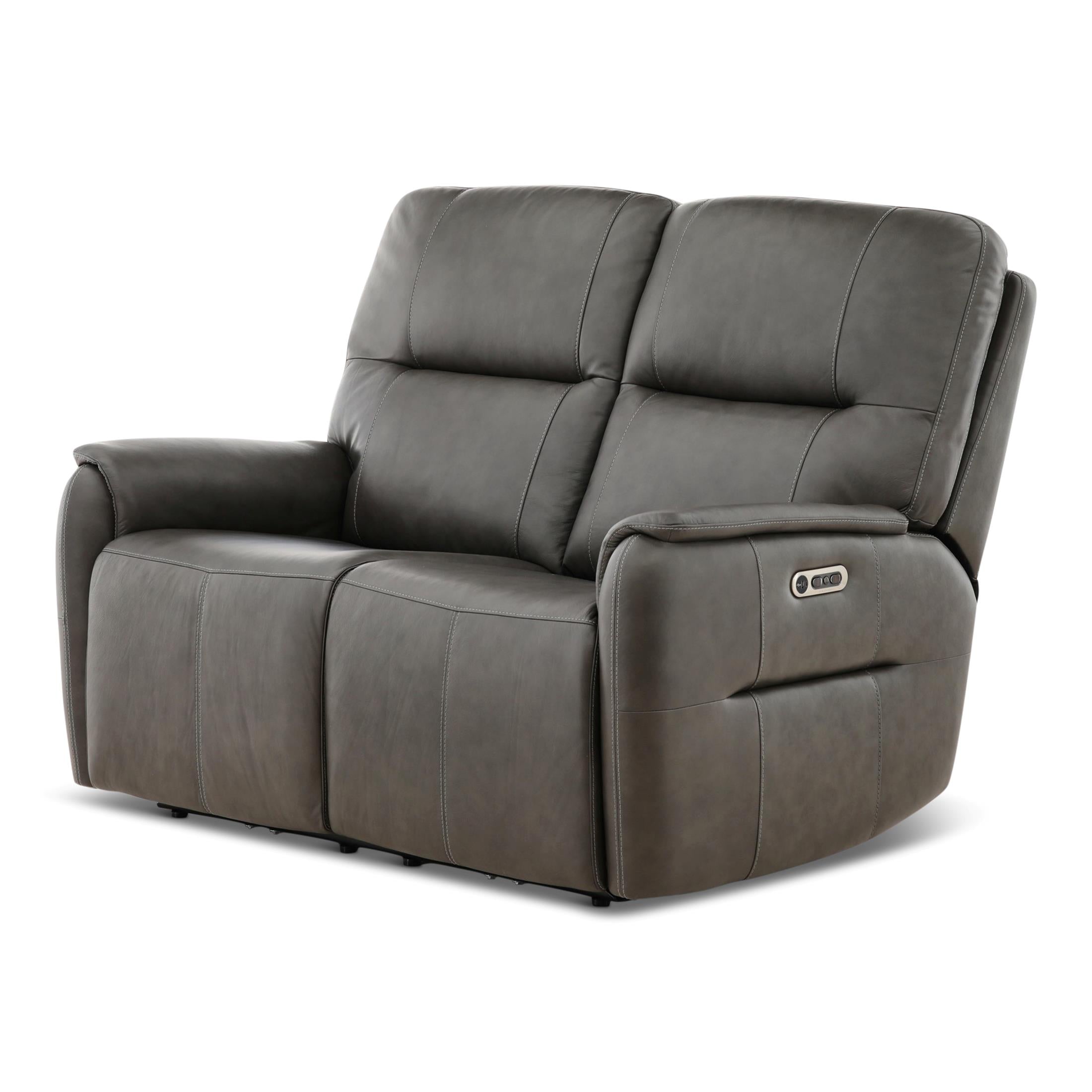 Walker Leather Power Reclining Loveseat - Indoor