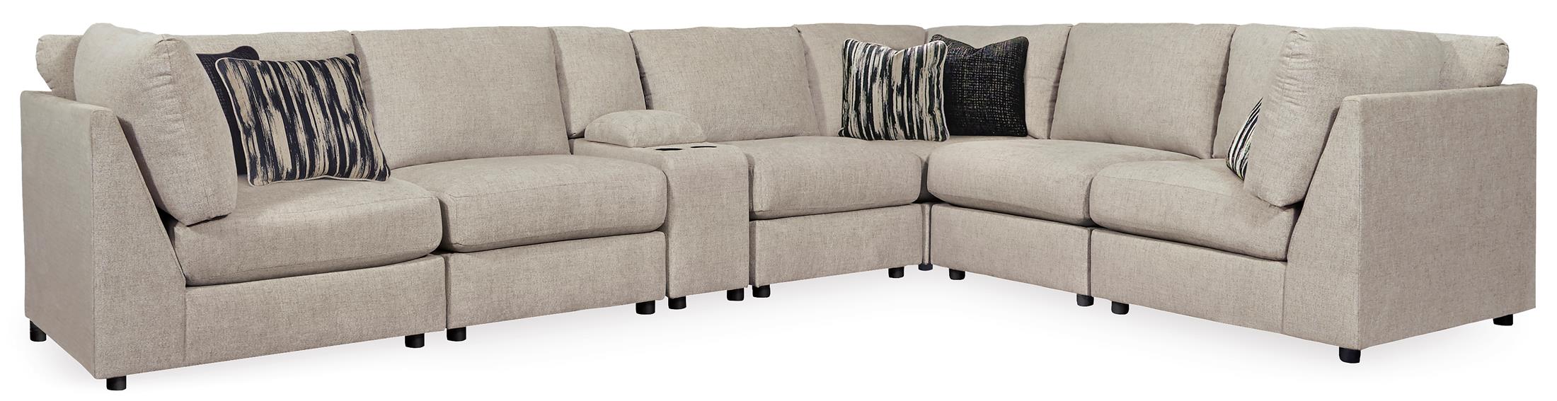 Kellway 7-Piece Modular Sectional with Console - Set