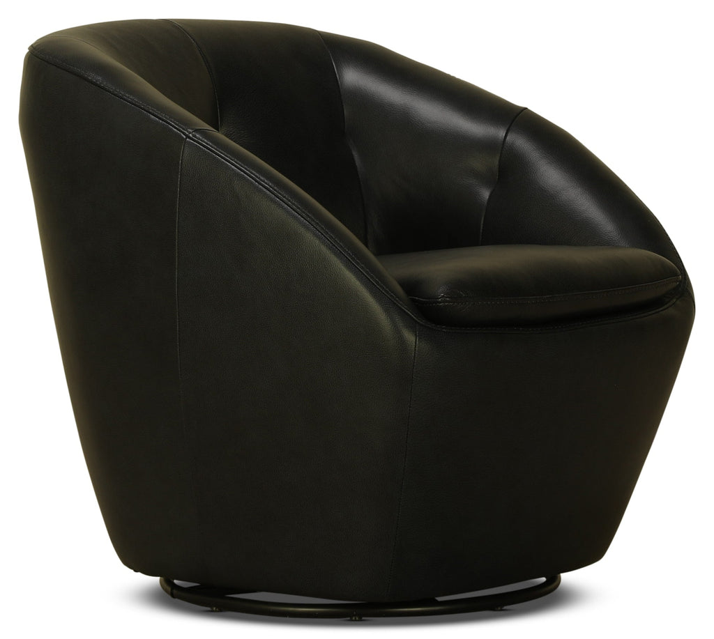 Owen Swivel Chair - Leather