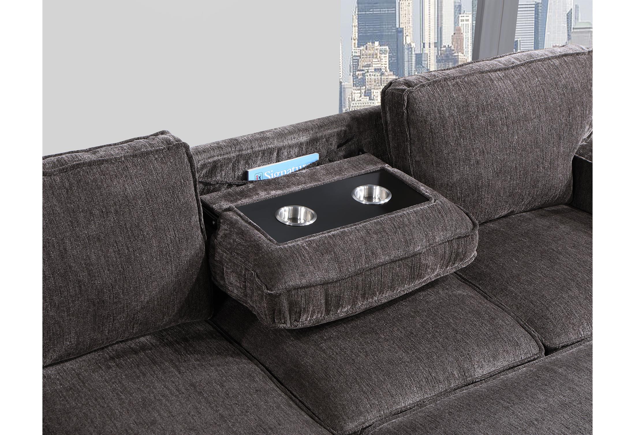 Amir 2-Piece Sectional with Sofa Bed - Set