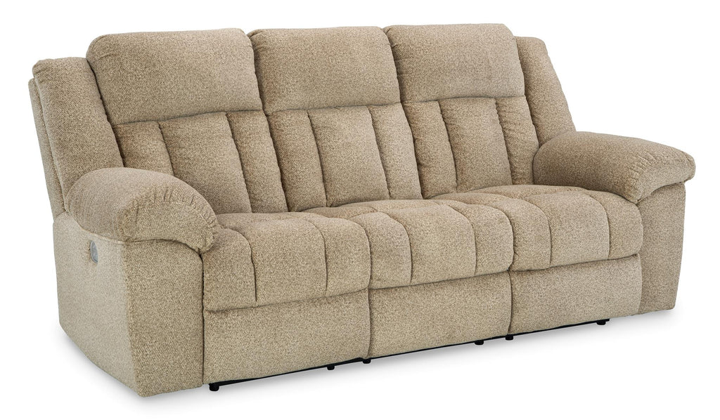 Tip-Off Power Reclining Sofa - Wheat