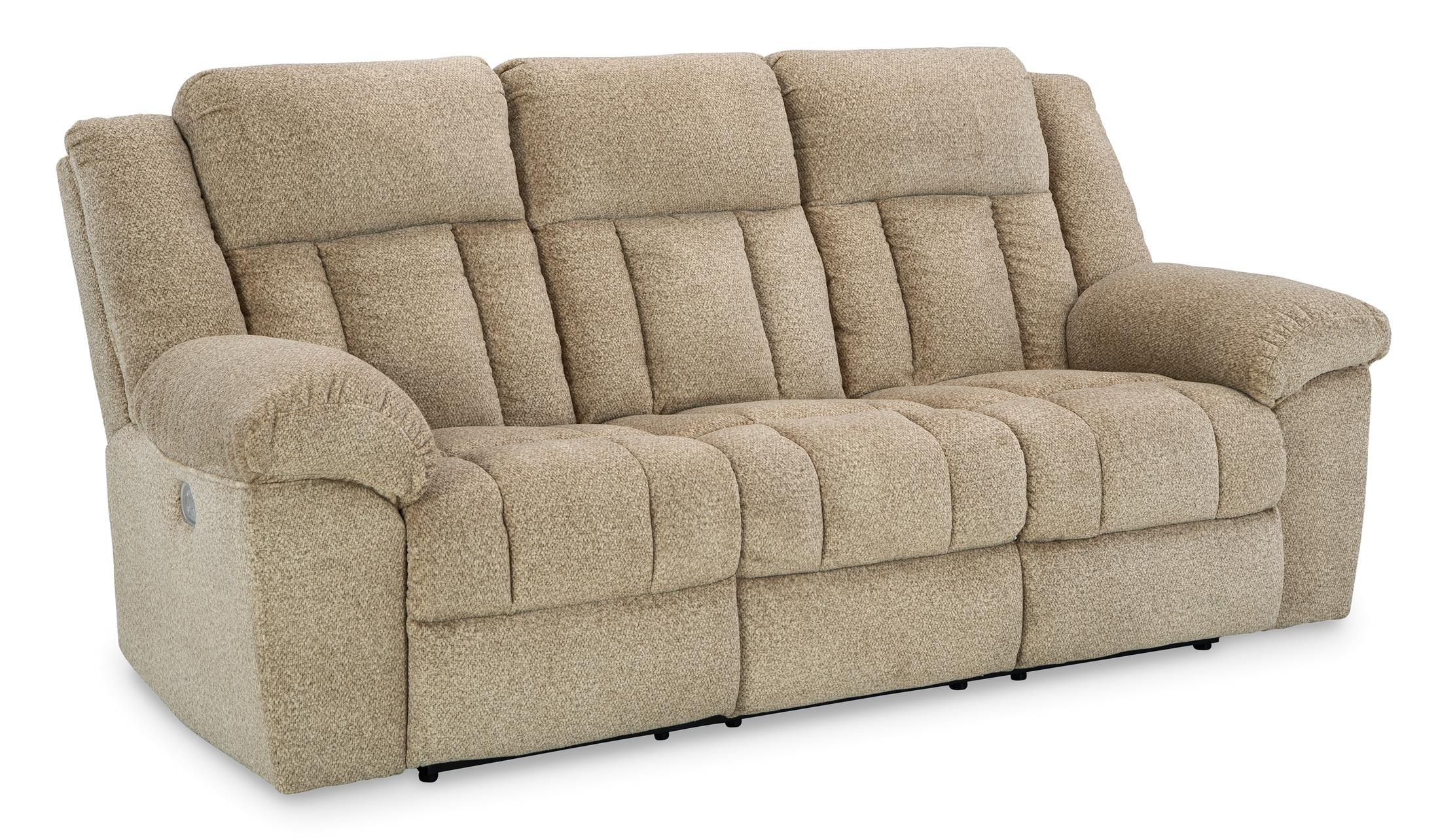 Tip-Off Power Reclining Sofa - Wheat