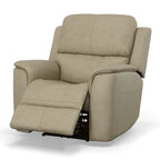 Carmen Leather Power Recliner - Reclining