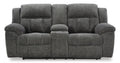 Frohn Reclining Console Loveseat - Fabric