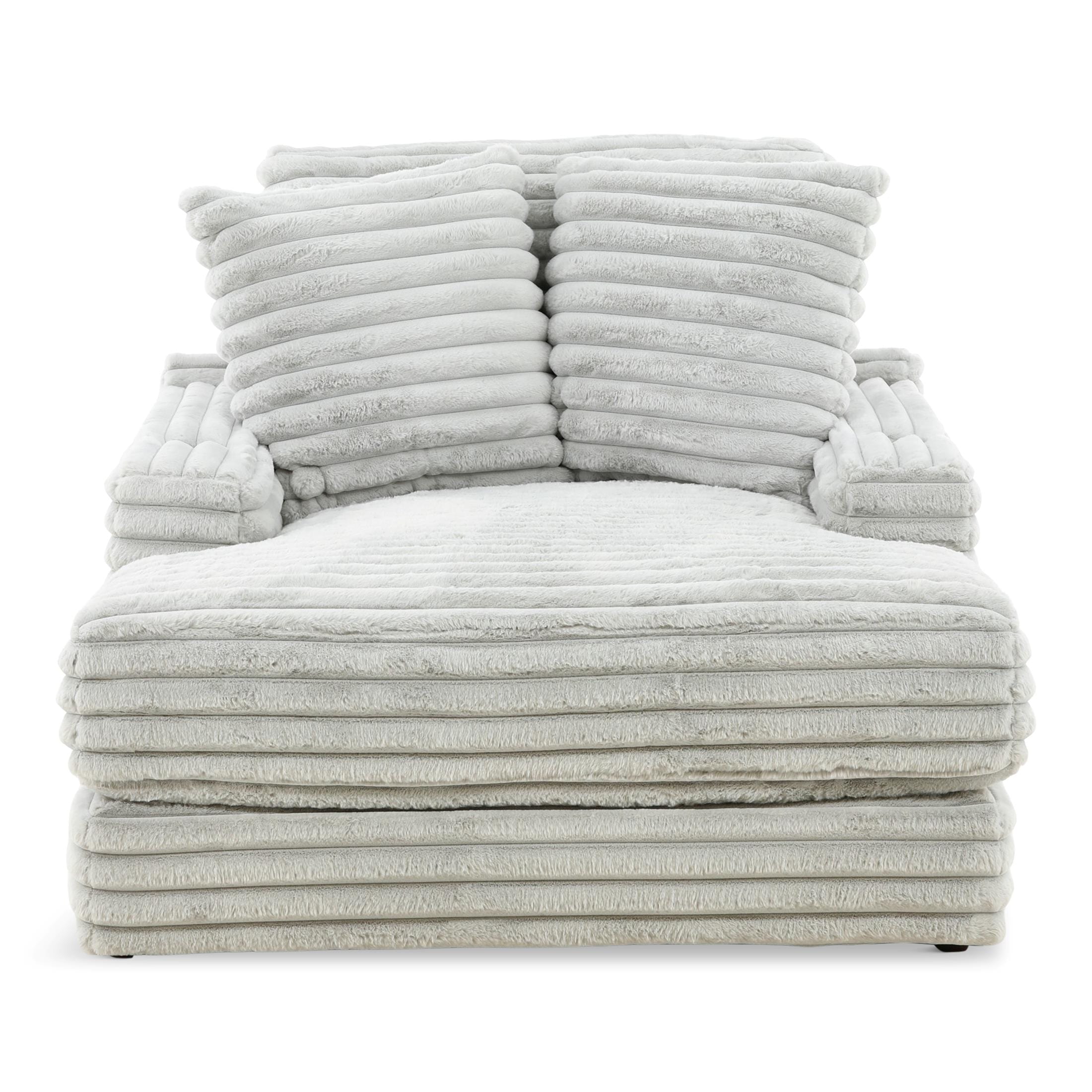 Cuddle King Oversized Chaise - Fabric