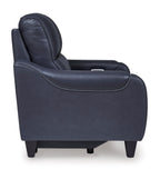 Mercomatic Leather Power Reclining Loveseat - Indoor