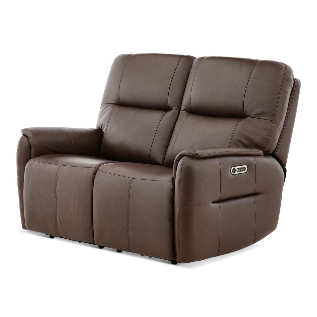 Walker Leather Power Reclining Loveseat - Indoor