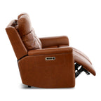 Adrian Leather Power Reclining Loveseat - Indoor