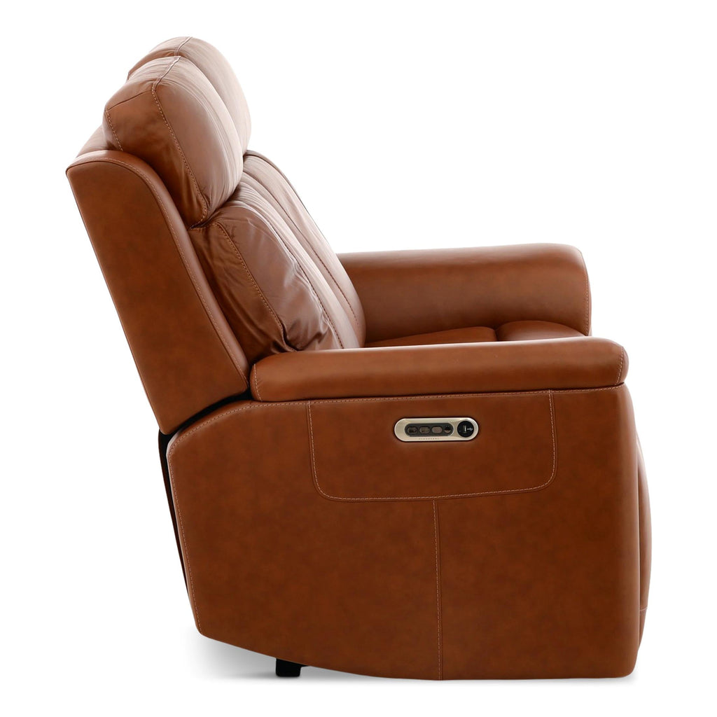 Adrian Leather Power Reclining Loveseat - Indoor