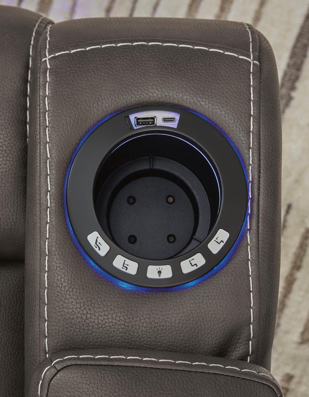 Feazada Power Rocker Recliner - Fabric