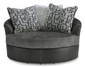 Brixley Pier Oversized Swivel Accent Chair - Fabric