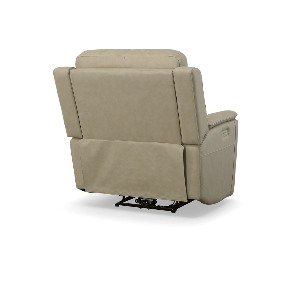 Carmen Leather Power Recliner - Reclining