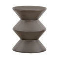 Lizzie Concrete Indoor Outdoor Accent Stool End Table - Coffee Table