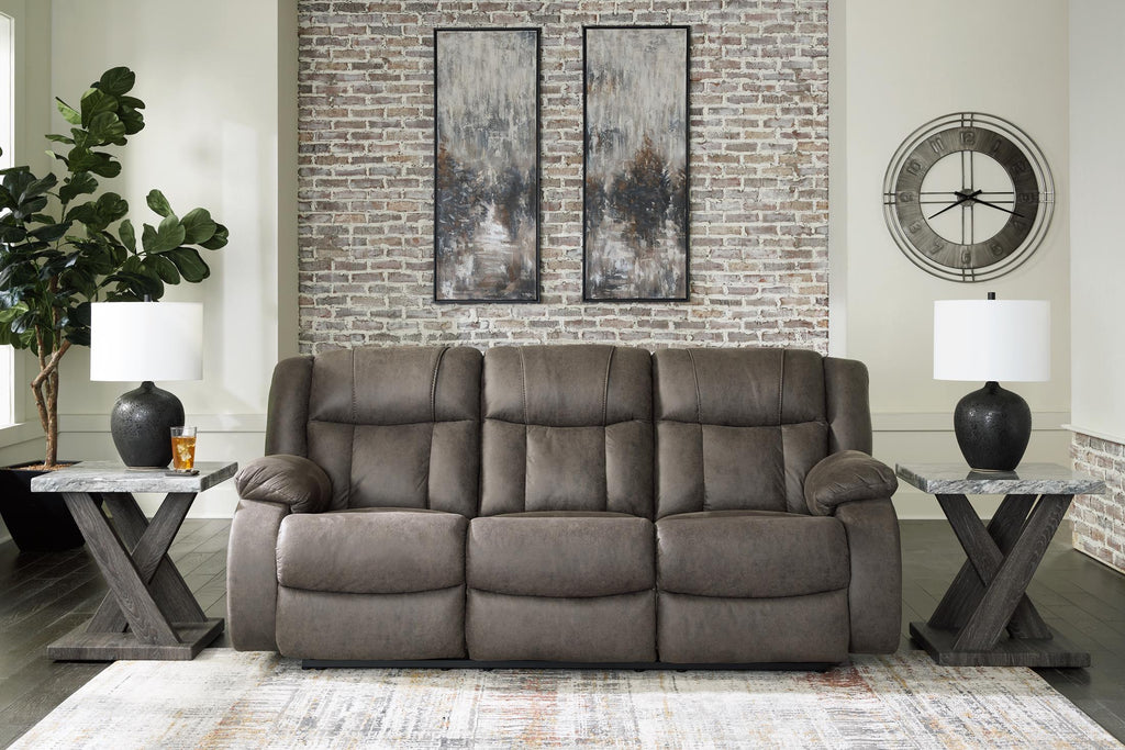First Base Reclining Sofa - Fabric