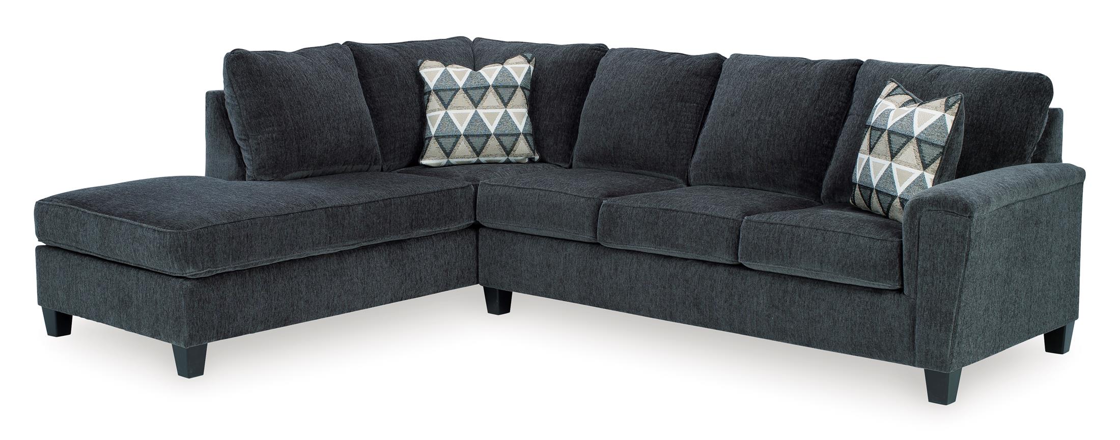 Abinger 2-Piece Smoke Sectional with Chaise - Set