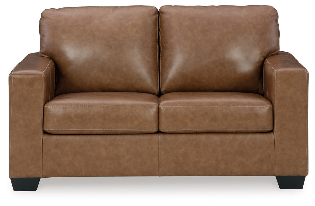Bolsena Leather Loveseat - Indoor