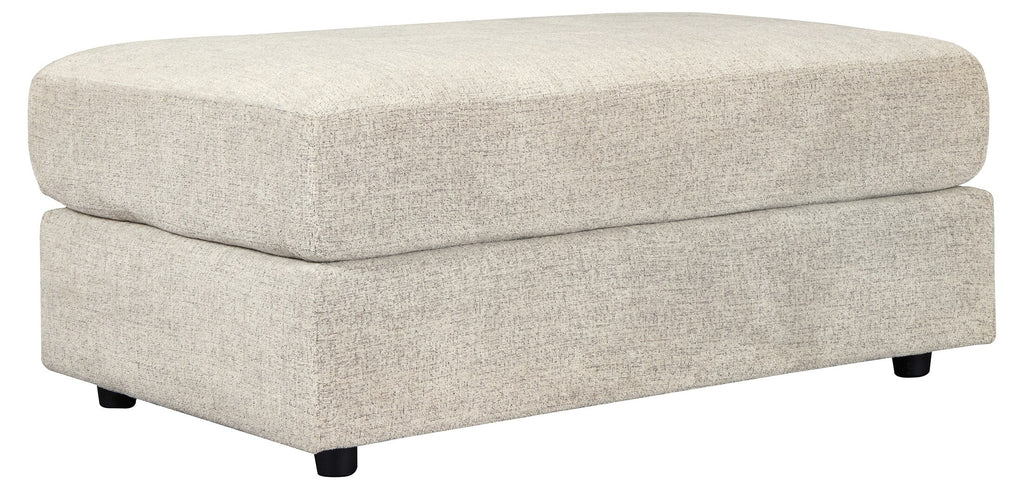 Soletren Oversized Accent Ottoman - Stone