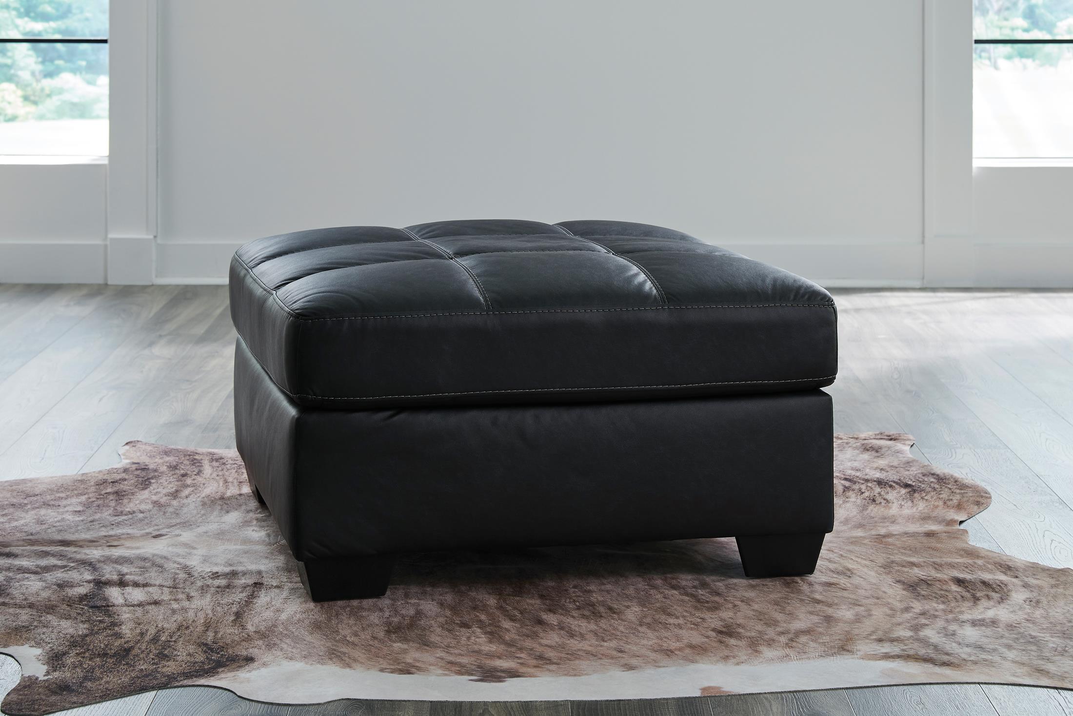 Barlin Mills Oversized Accent Ottoman - Fabric