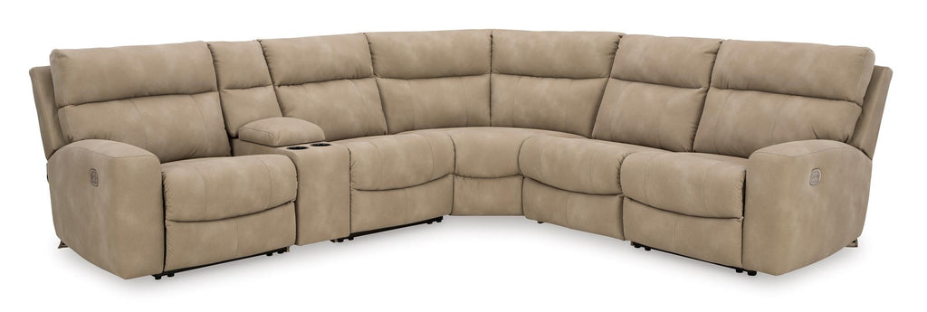 Next-Gen DuraPella 6-Piece Power Reclining Console Sectional