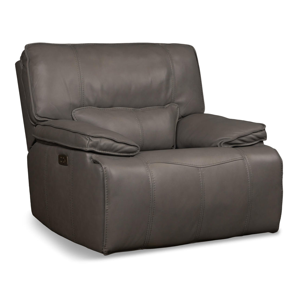 Bozeman Power Recliner with Power Headrest - Leather