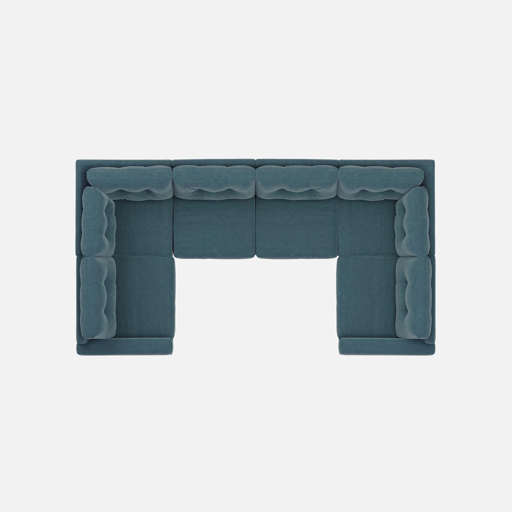Modular One 6-Piece Sectional - Teal