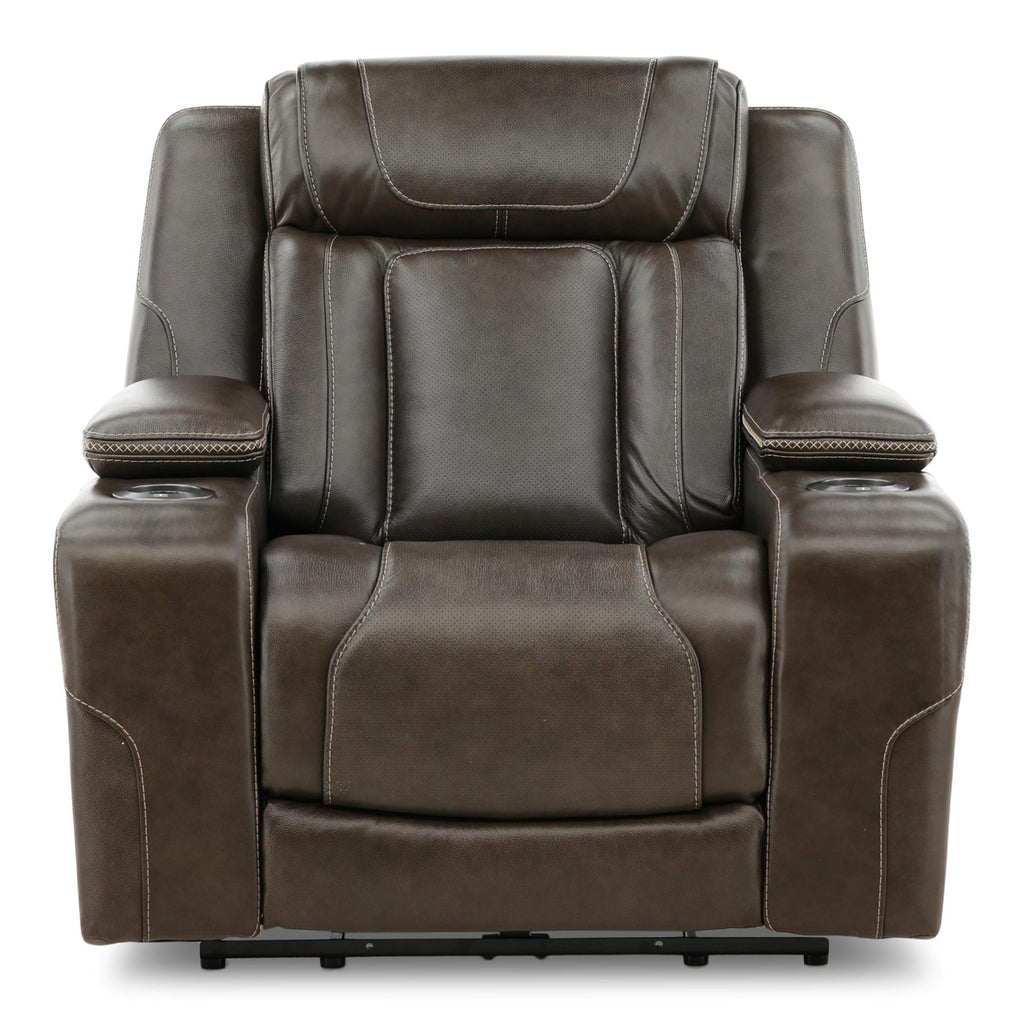 Denver Power Recliner - Leather