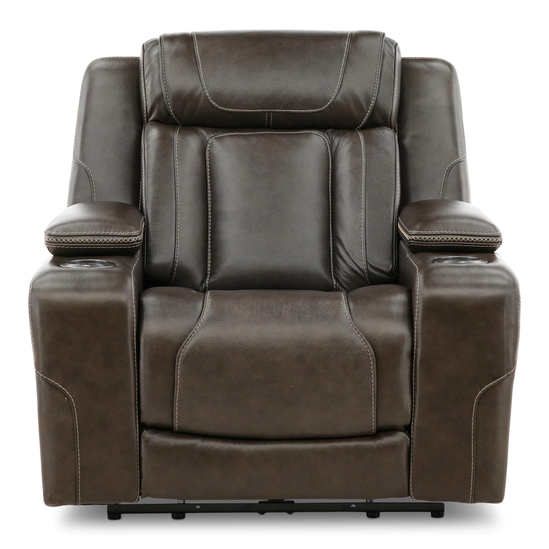 Denver Power Recliner - Leather