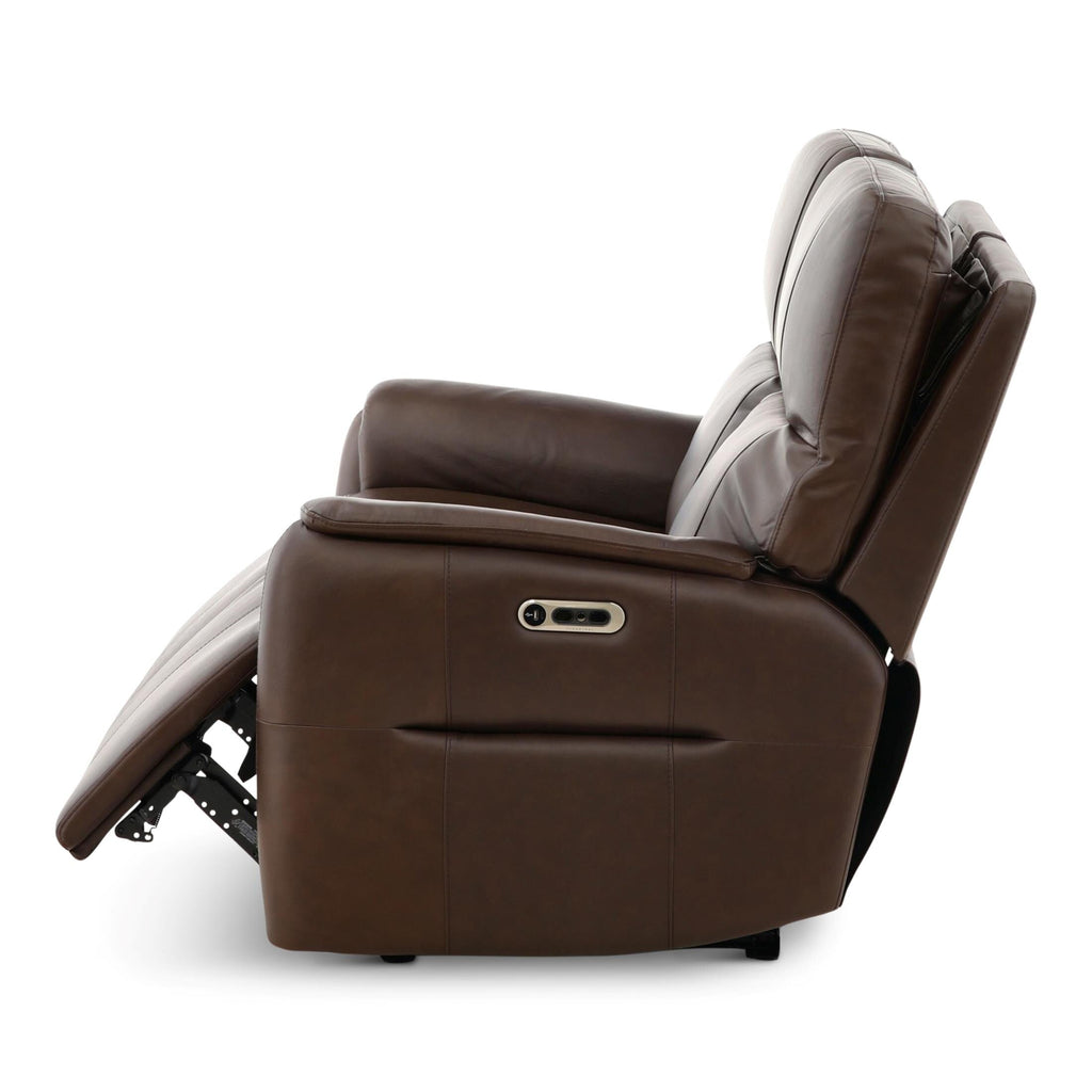 Walker Leather Power Reclining Loveseat - Indoor