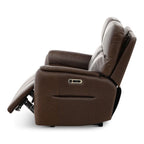 Walker Leather Power Reclining Loveseat - Indoor