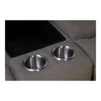 Darby Power Reclining Loveseat with Console - Fabric