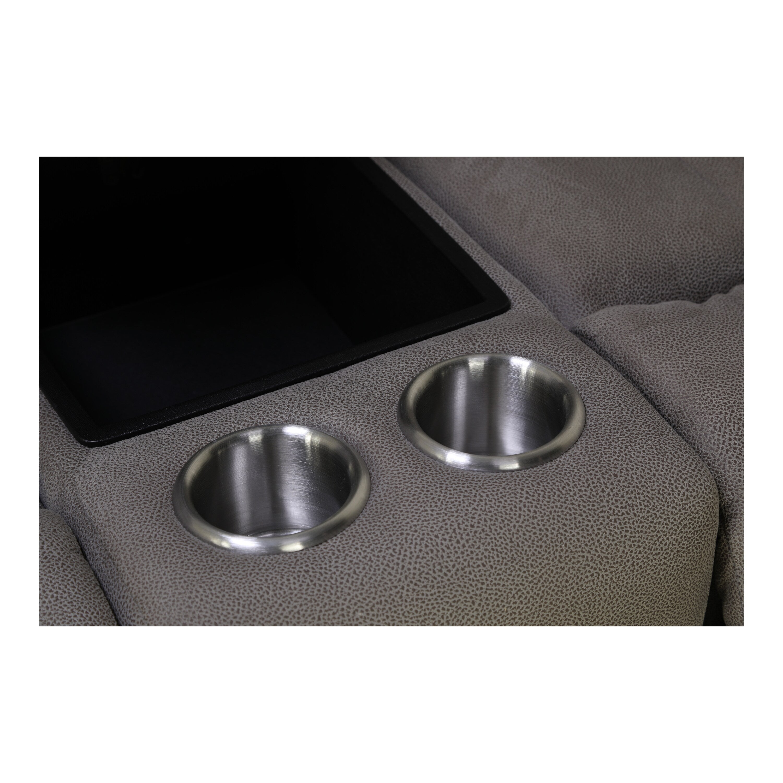 Darby Power Reclining Loveseat with Console - Fabric