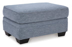 Carissa Manor Ottoman - Fabric