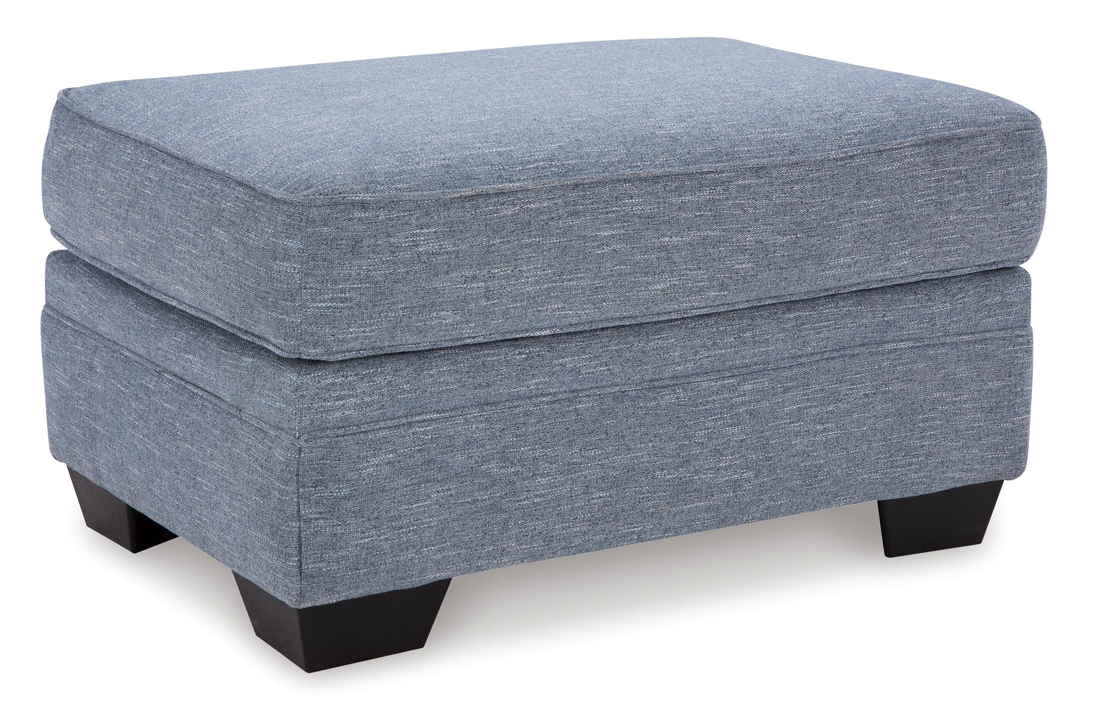 Carissa Manor Ottoman - Fabric