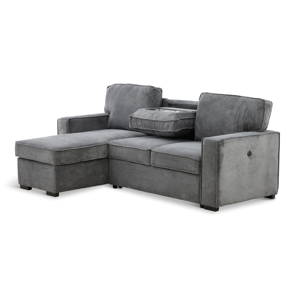 Amir 2-Piece Sectional with Sofa Bed - Set