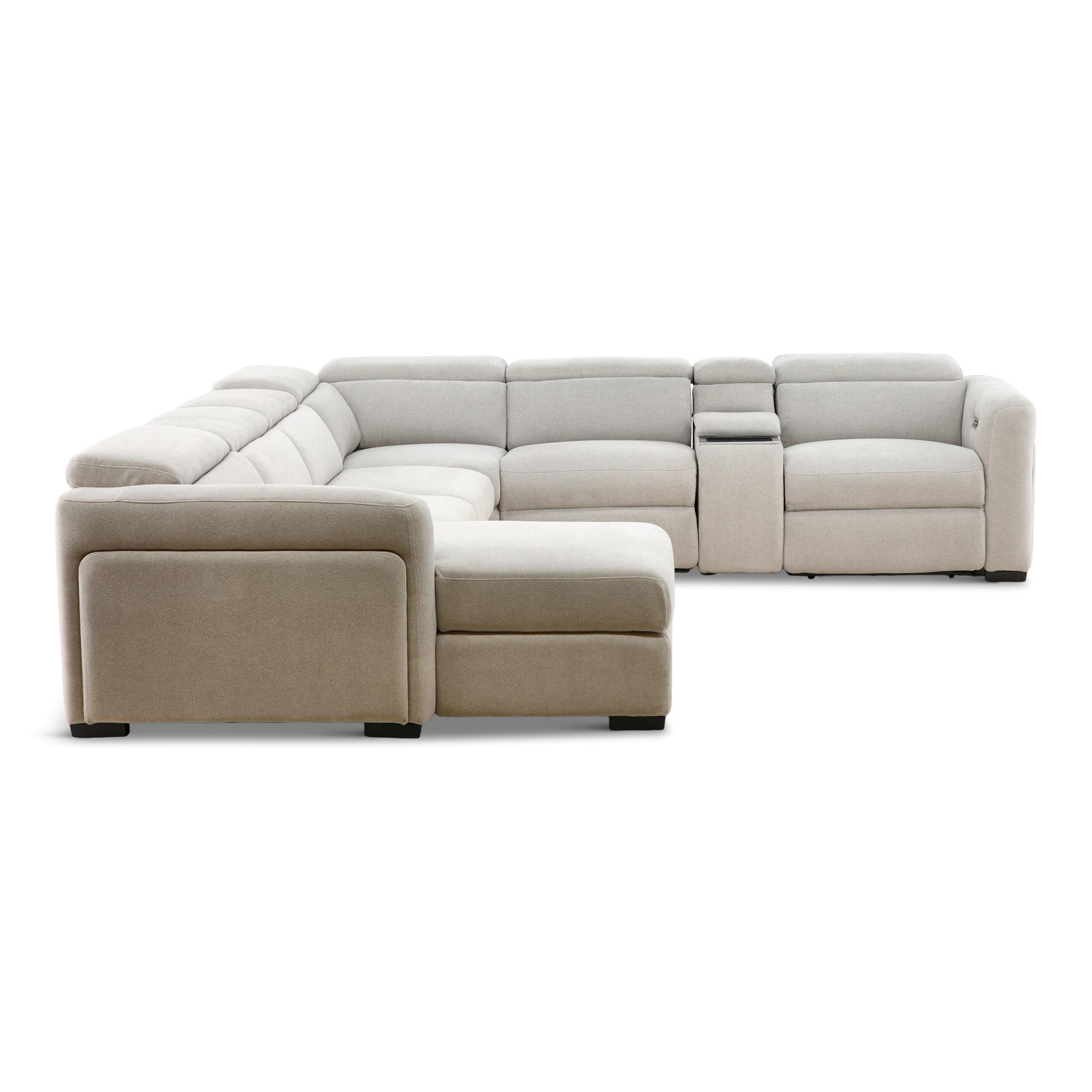 Tuscany 6-Piece Power Reclining Sleeper Sectional with Chaise