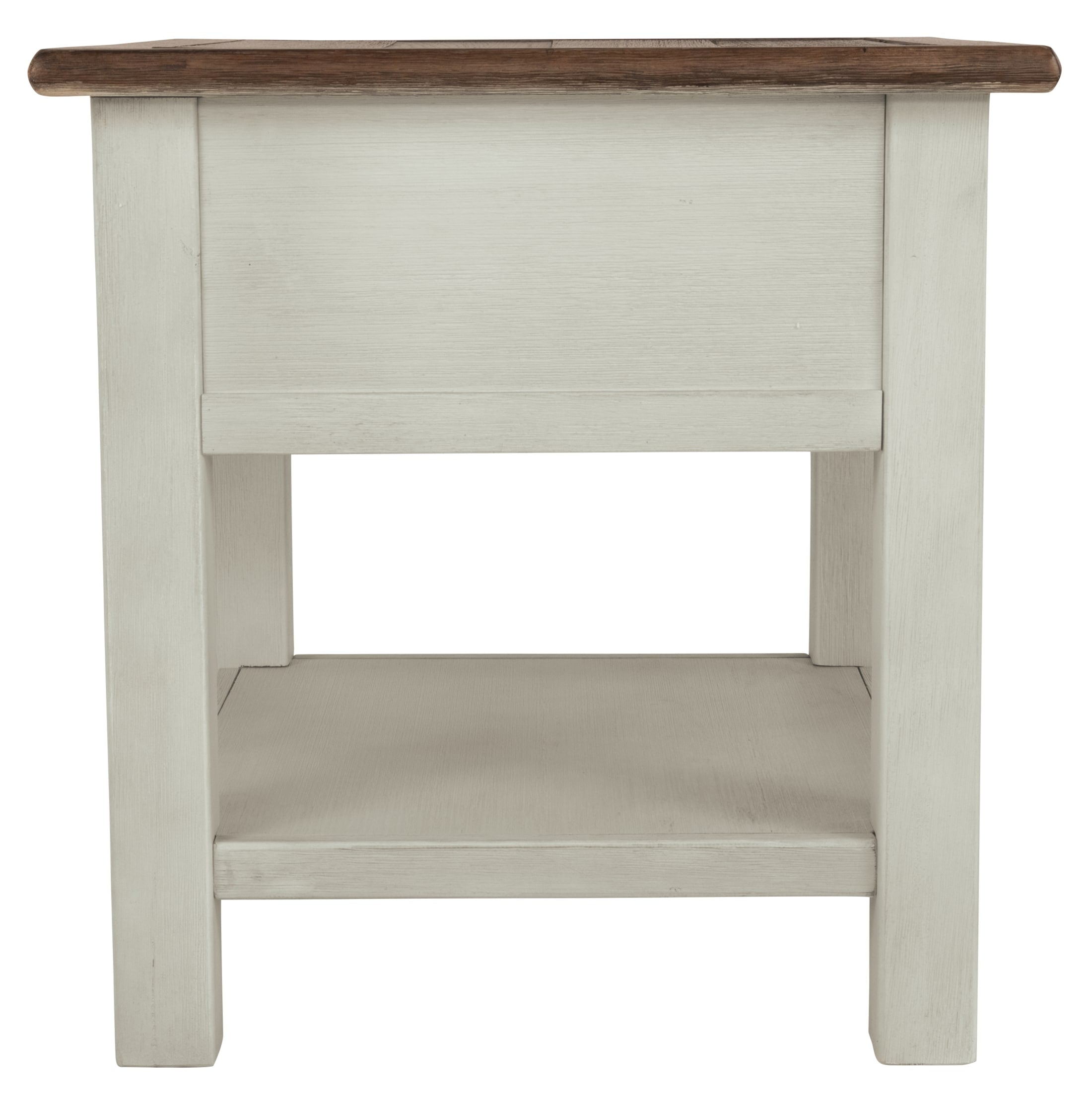 Bolanburg Chairside End Table with USB Ports & Outlets - Indoor