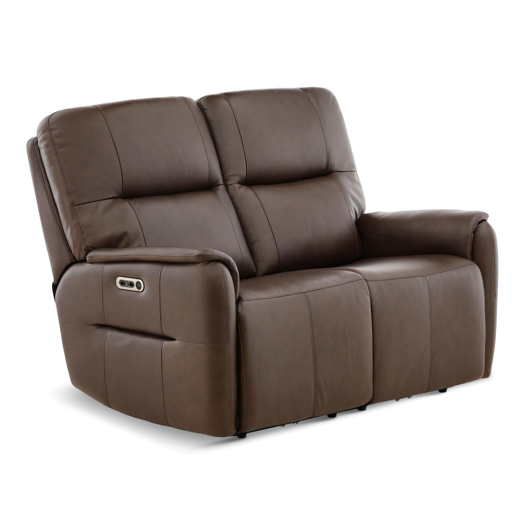Walker Leather Power Reclining Loveseat - Indoor