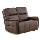 Walker Leather Power Reclining Loveseat - Indoor