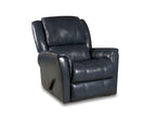 Delia Leather Swivel Glider Rocker Recliner - Power