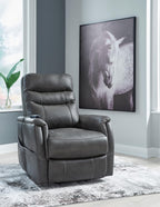 Strawbill Power Lift Recliner - Reclining