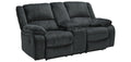 Draycoll Reclining Loveseat with Console - Fabric