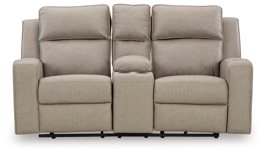 Lavenhorne Reclining Loveseat with Console - Fabric
