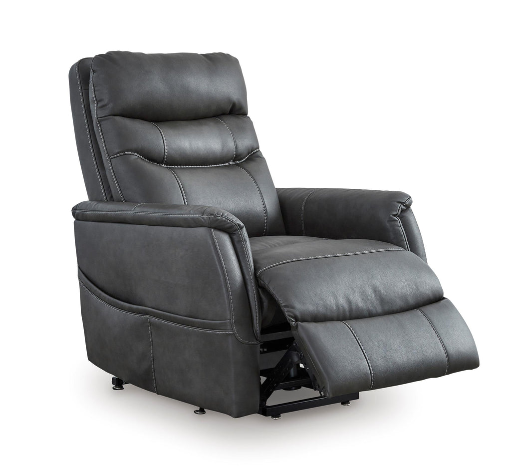 Strawbill Power Lift Recliner - Reclining