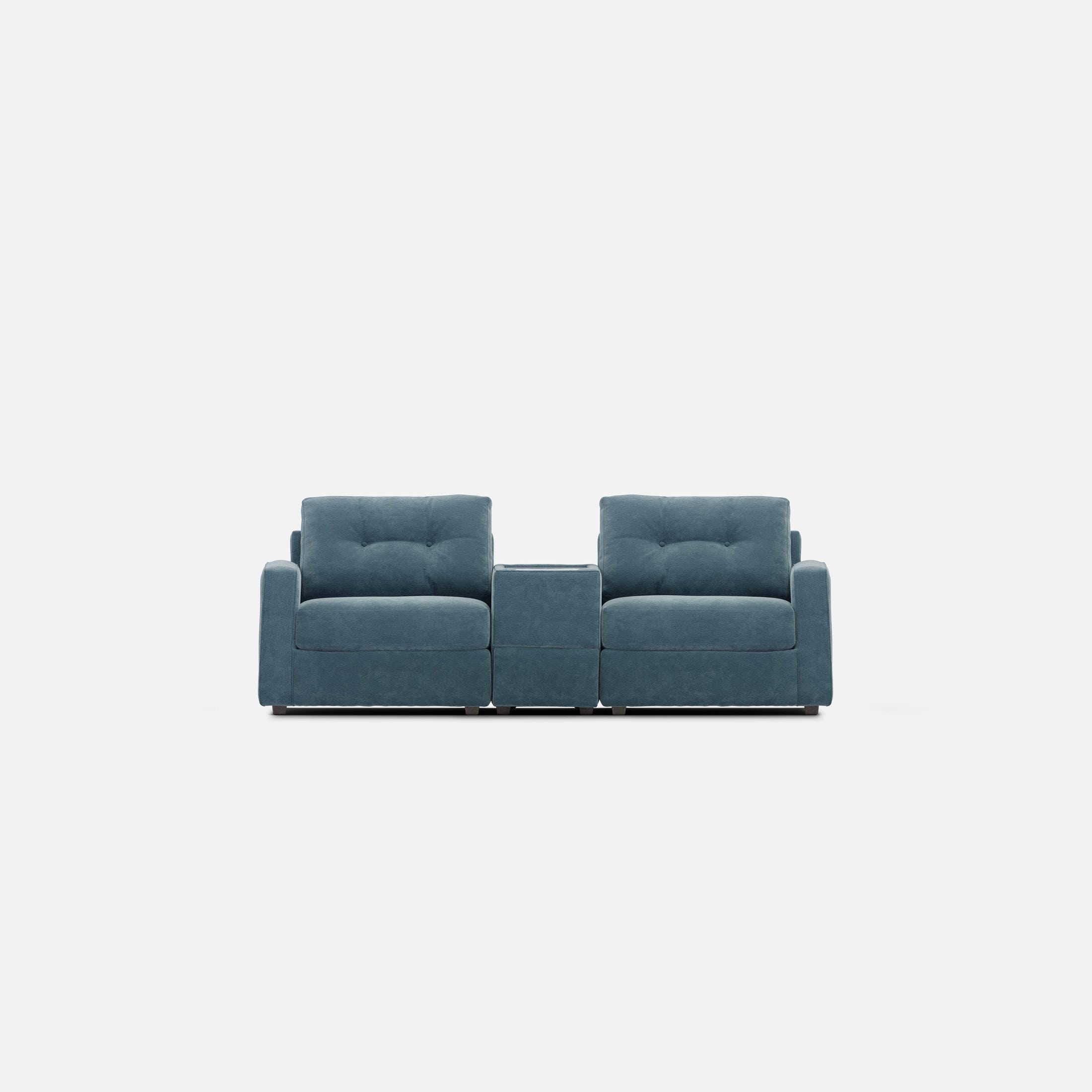 Modular 3-Piece Console Loveseat