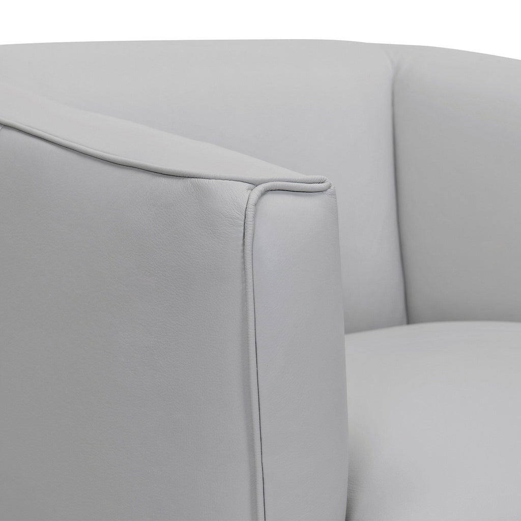 Whitney Leather Swivel Chair - Fabric