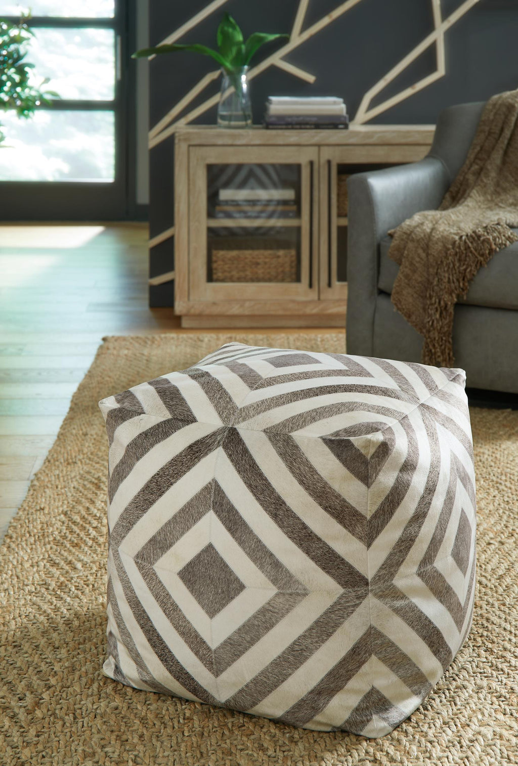 Hartselle Pouf - Fabric