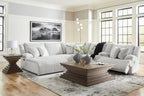 Top Tier Left-Facing 6-Piece Reclining Sectional with Chaise